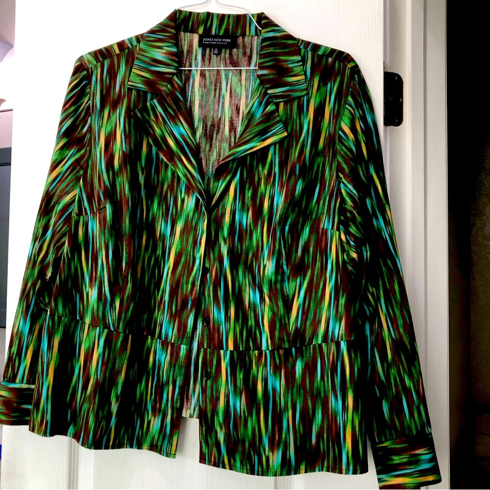 Jones of New York, long sleeve blouse